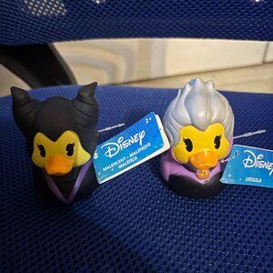 Disney Parks Ducks Maleficent and Ursula NWT